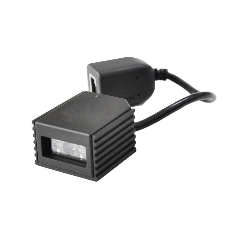 Black RS232 Plug QR Code Scanner Module 60 FPS CMOS Acquisition for Kiosk